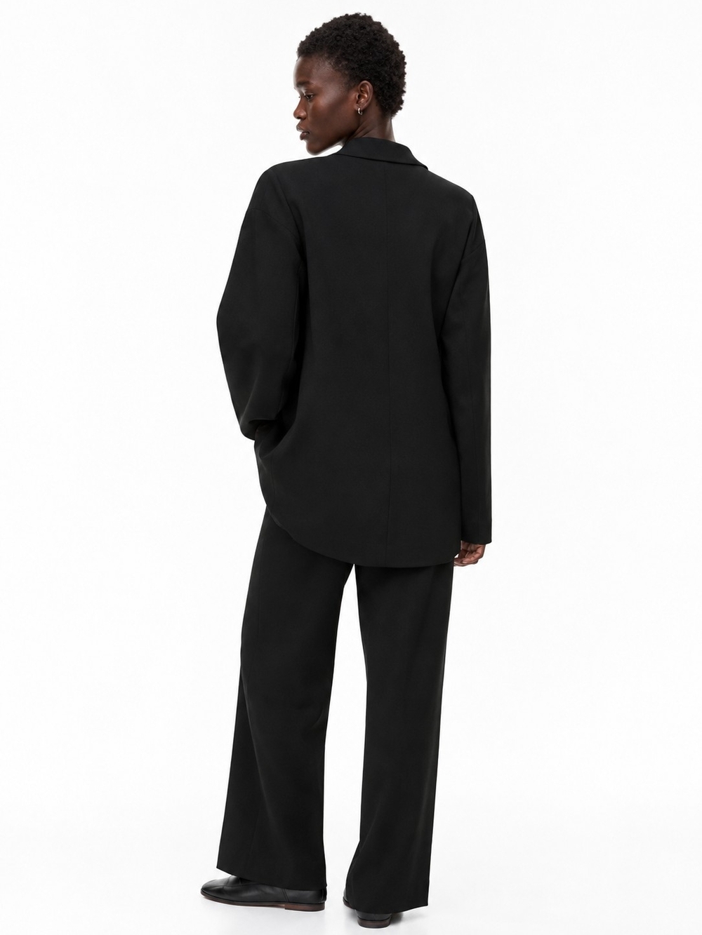 ARITZIA Wilfred Free Ronnie Sweater Sz M Button-Front Minimalist Quiet Luxury - Picture 2 of 14